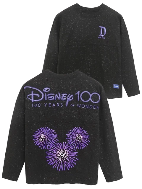 O Sweatshirt de Celebração de Fogos de Artifício do Mickey Mouse para os 100 Anos de Magia da Disney 2 Disney 100 Years of Wonder Mickey Mouse Fireworks Celebration Sweatshirt