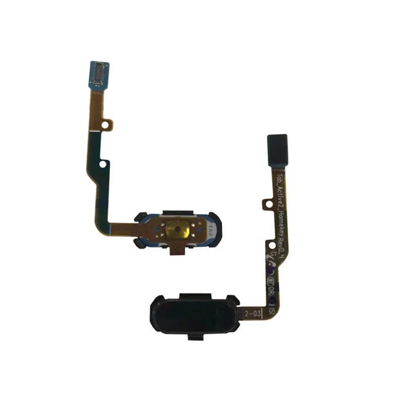 1-5Pcs Tasto Home Ritorno Chiave Posteriore Cavo Flessibile Sensore Di Impronte Digitali Nero Per Samsung Galaxy Tab Active 2 Sm-T390 T390 T395