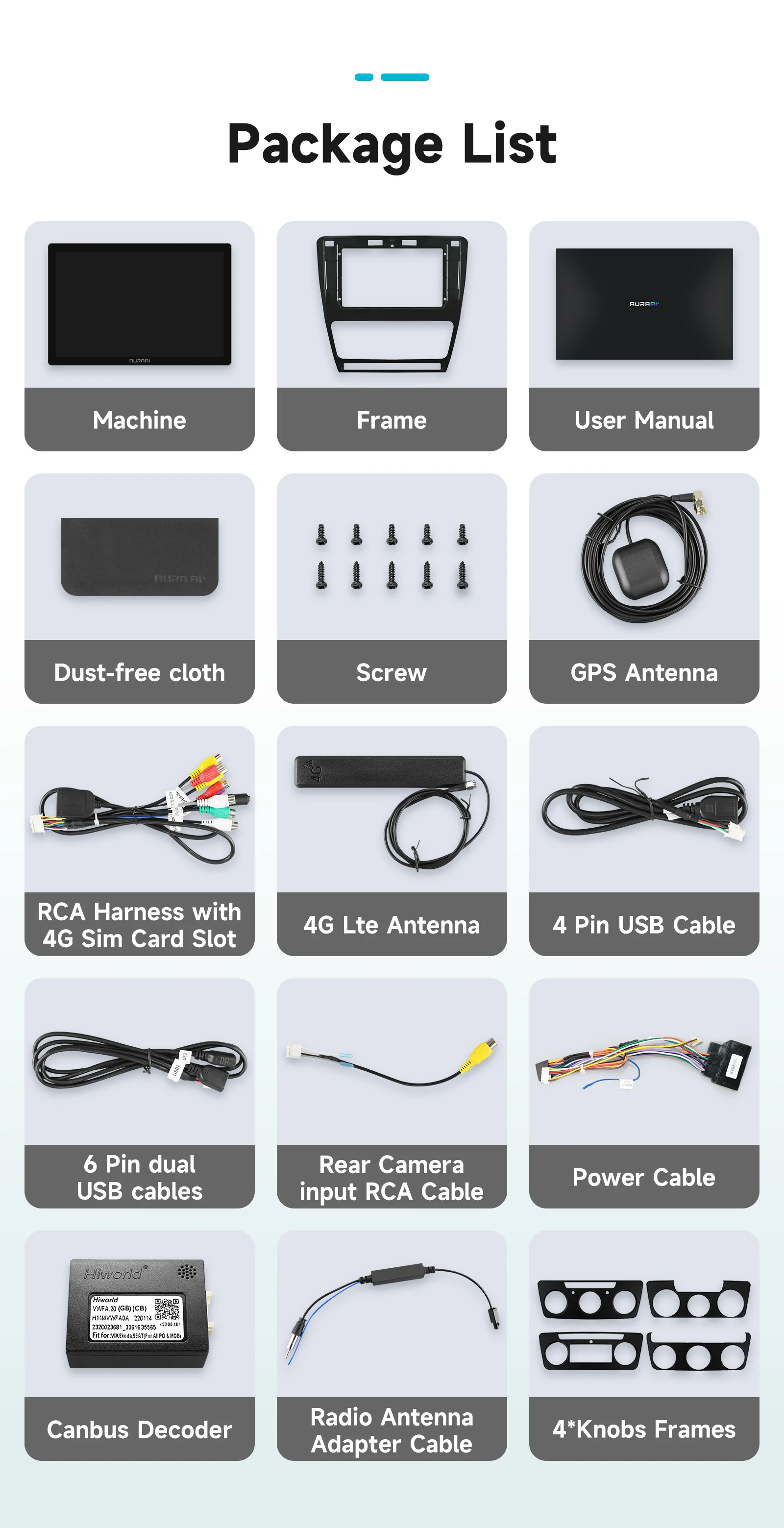 AURAAI X100 Android 13 Intelligente Auto Radio Für Skoda Octavia 2 2008-2013 Carplay Dual Mic DSD ADAS 360 kamera 2K Bildschirm UIS7870 – Detail 36