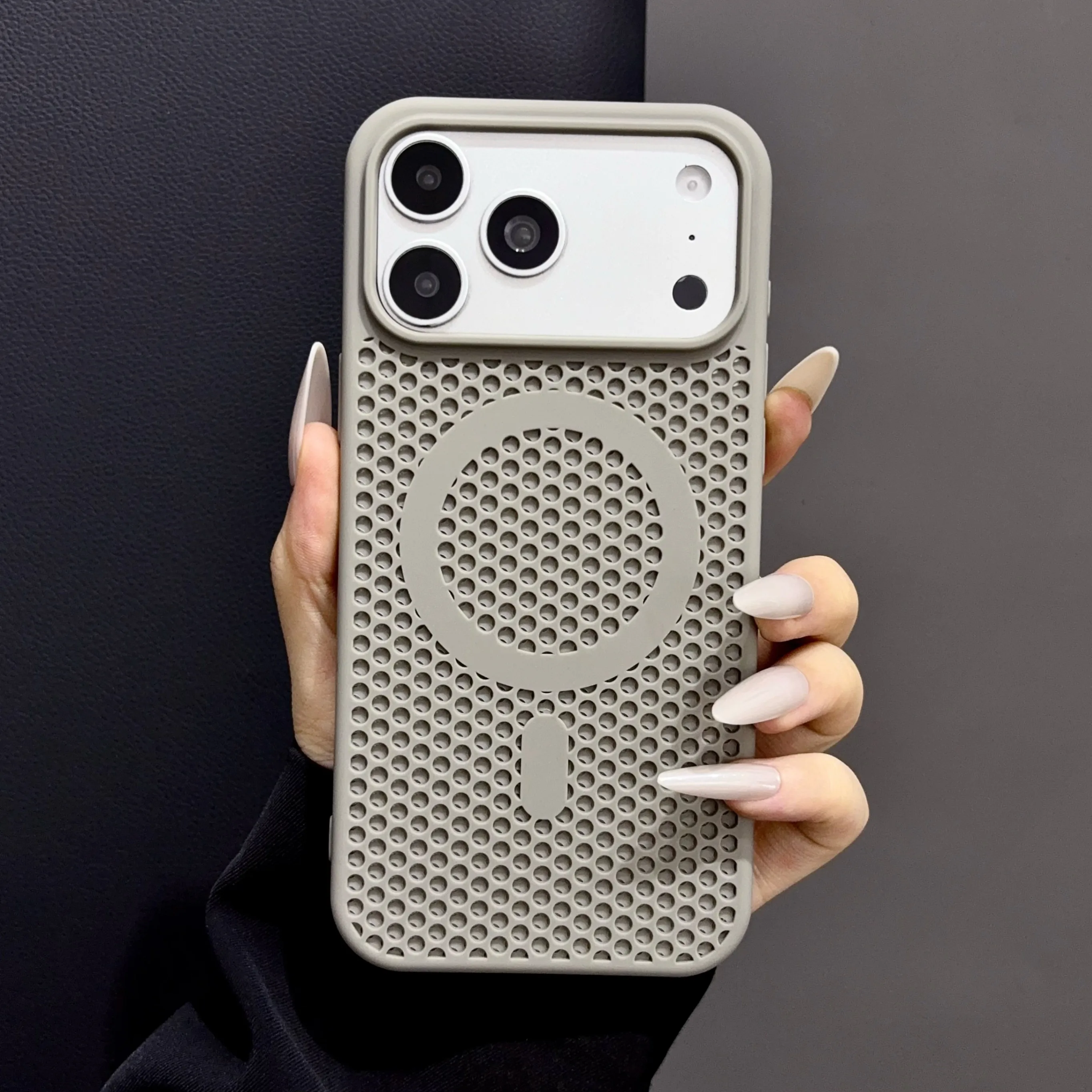 Sleek Honeycomb Magnetic Case with Heat Dissipation and Anti-Drop Protection