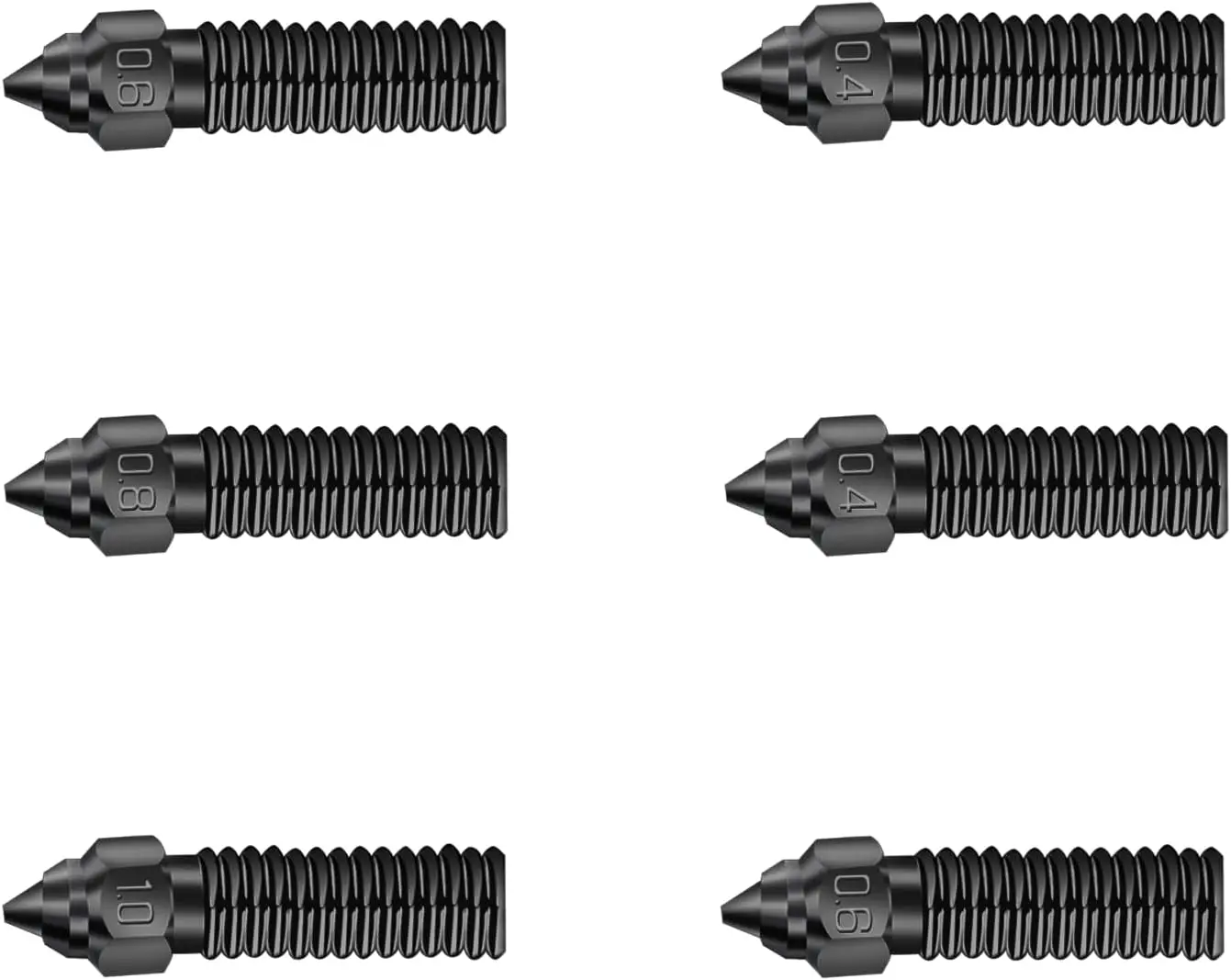 Sovol Set Di Ugelli In Ottone Per Stampante 3D SV06 ACE E SV06 Plus ACE, 0,4 Mm, Compatibili Volcano