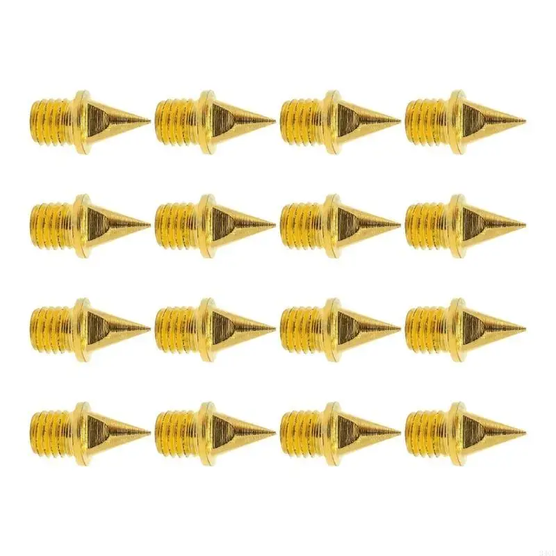 340F 16Pcs 합금강 교체 스파이크 1/4인치 트랙 스파이크 트랙 필드 바늘