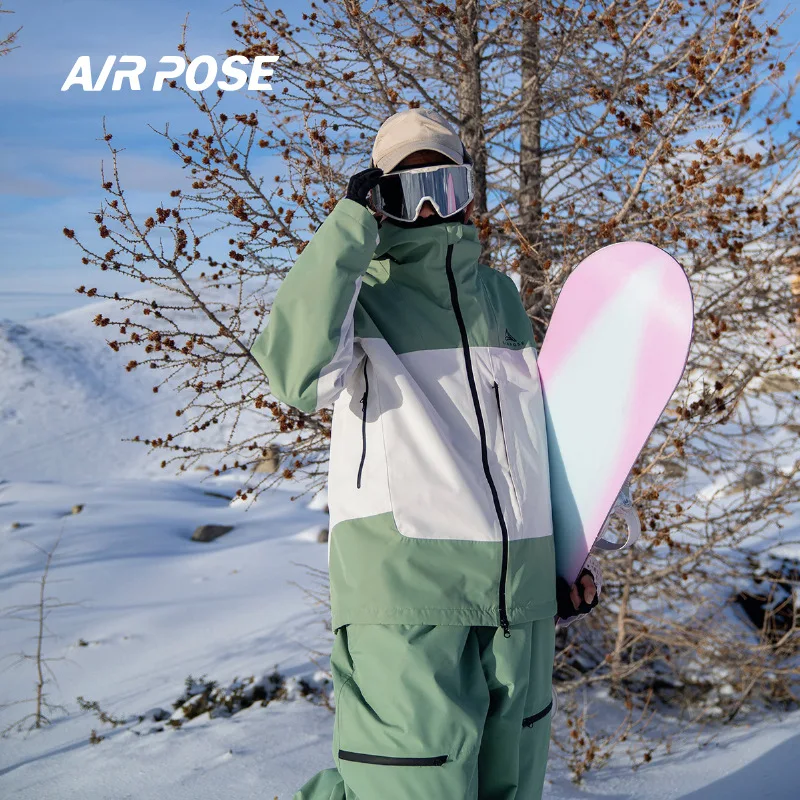 New Ski Jacket Professional 15K Waterproof Windproof Thick Warm Winter Outdoor Snow Coat Snowboarding Clothing Women Men