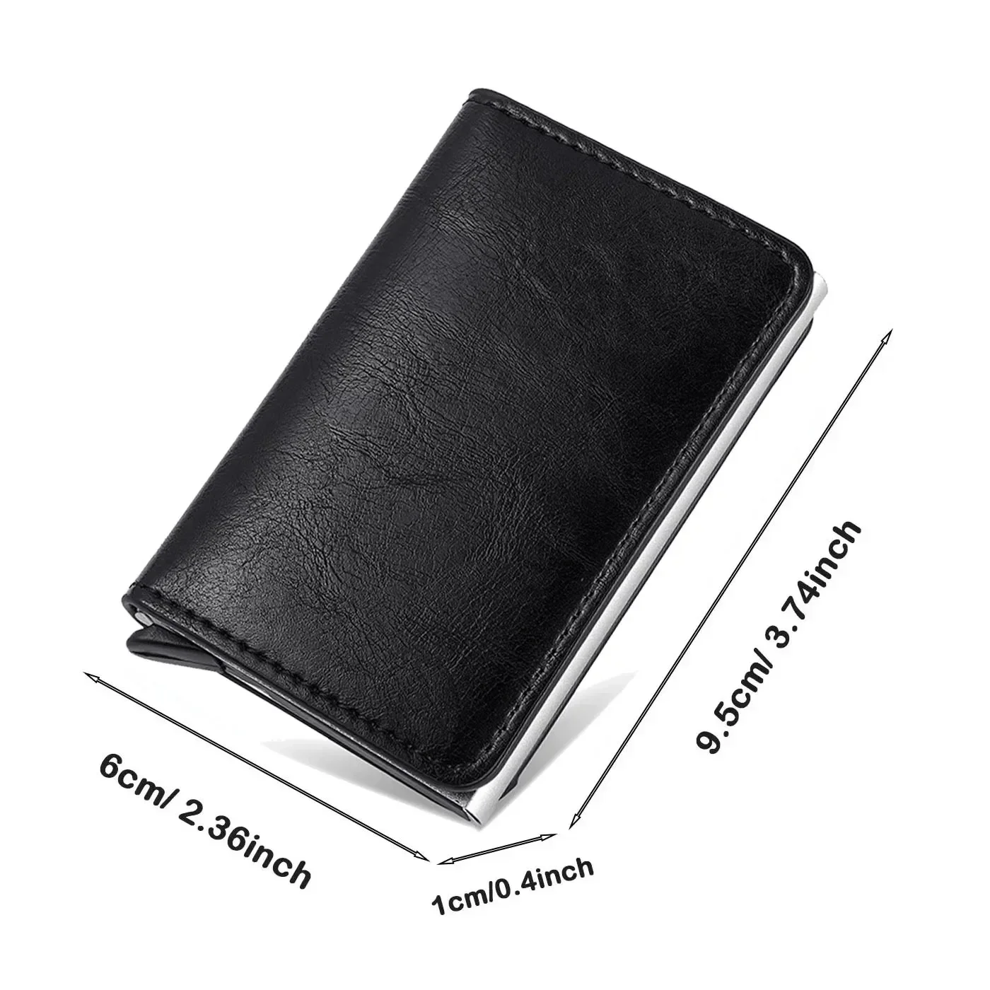 Credit Card Holder Men Wallets Bank Cardholder Case Small Leather Slim Thin Magic Mini Smart Minimalist Wallet