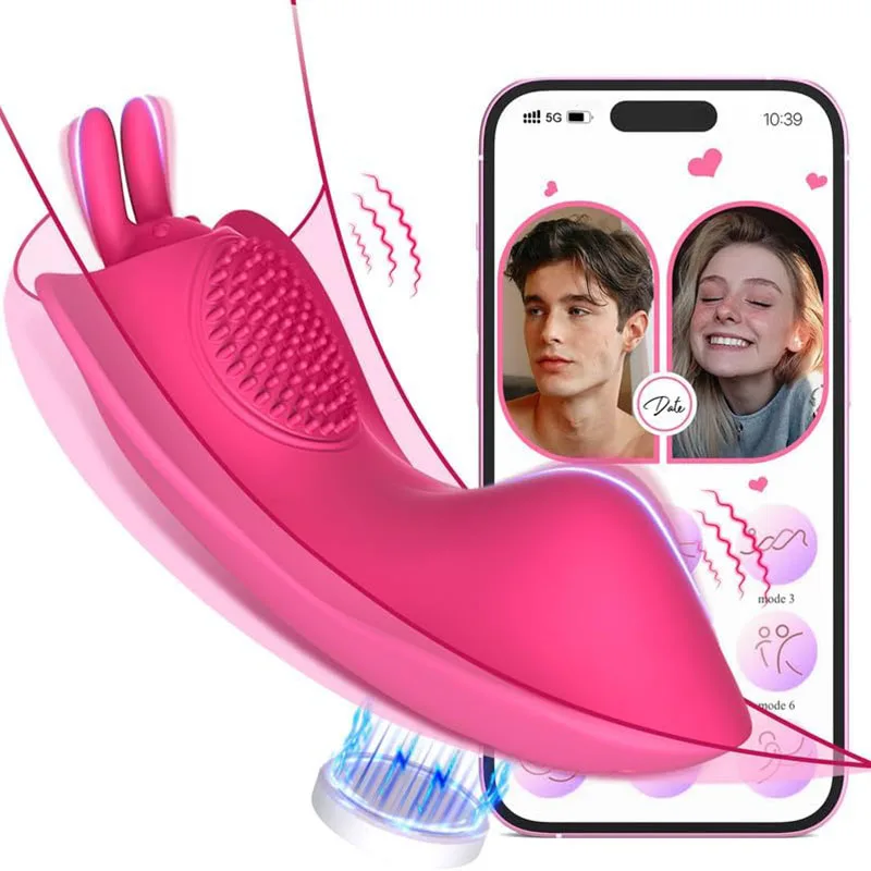 APP Control Wearable Panty G-Spot Vibrator Dildo Silicone Vibrating Panties Clitoral Vaginal Stimulator Adult Sex Toys for Women