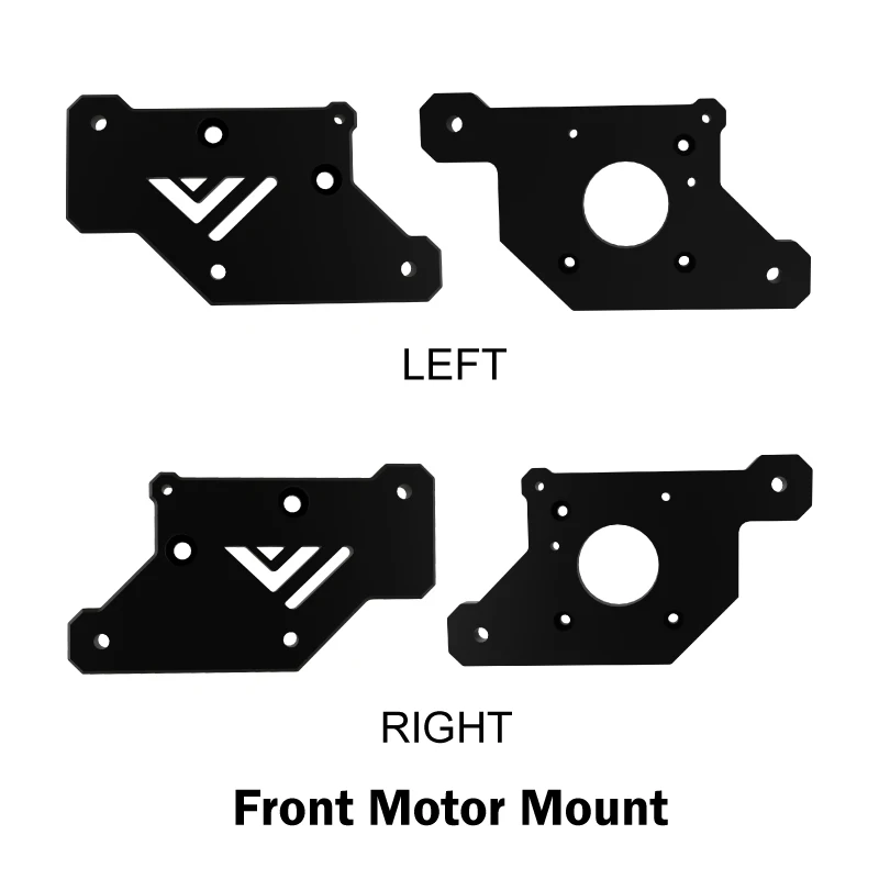 Mellow Cnc Vzbot 330 Montagem do Motor Dianteiro & Traseiro de Alumínio Awd para Ultra-alta Velocidade Impressora 3d Vzbot Parafusos Não Incluem - Imagem 4