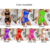 Open Cups Fishnet Bodycon Dress Sexy Women Erotic Lingerie Stretch Hollow Out Short Dress Clubwear Party Suspenders Miniskirt 5