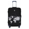 Flight Suitcase Cover Travel Map Cartoon Business Protection Holiday Elastic Luggage Supplies 2