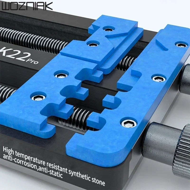 미징 K22 Pro 범용 PCB 메인보드 BGA 고정 장치 듀얼 축 아이폰 칩 하드 디스크 제거 접착제 방열 고정 클램프