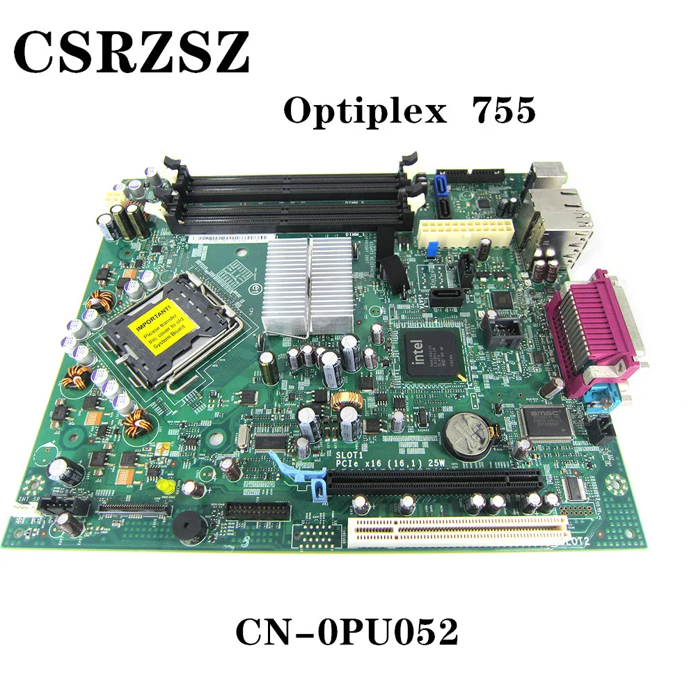 

Материнская плата DDR2 LGA775 CN-0PU052 0PU052 PU052 для настольного компьютера Dell Optipiex 755