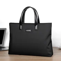 Multiple Pockets Handbag Portable Large Capacity Shoulder Bag Multi-Functional Business Briefcase for Business & Casual Use - Image 4