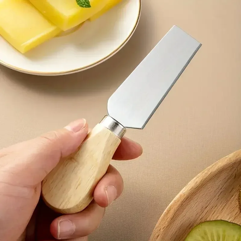 Stainless Steel Cheese Knives Set Cheese Slice Cutter Spreading Knife Fork for Kitchen Charcuterie Boards Accessories