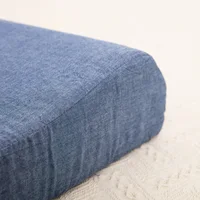 Taie d'oreiller en coton et Latex lavable 30x50cm, housse de coussin à mémoire de forme pour la maison, la chambre à coucher, accessoire de literie respectueux de la peau 5