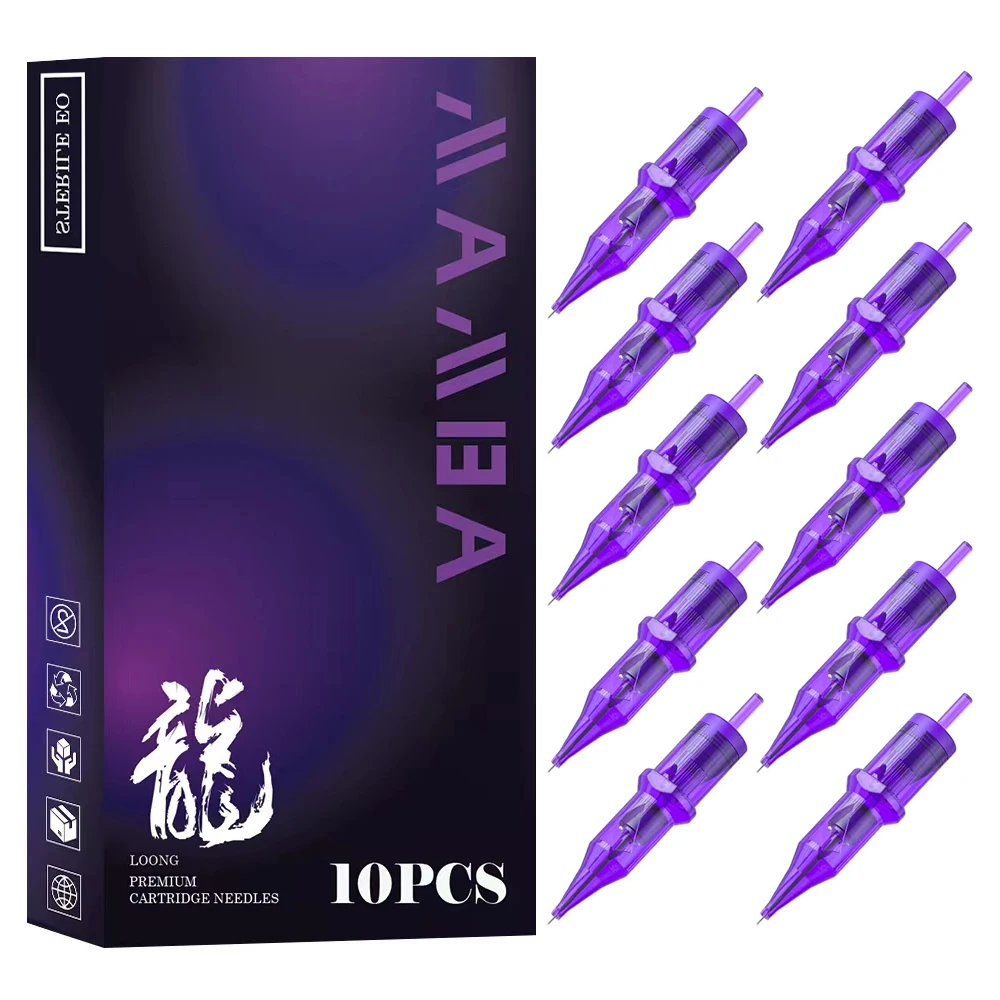 Tattoo Needles 10PCS Round Linder 0.30MM/0.35MM Disposable Sterilized