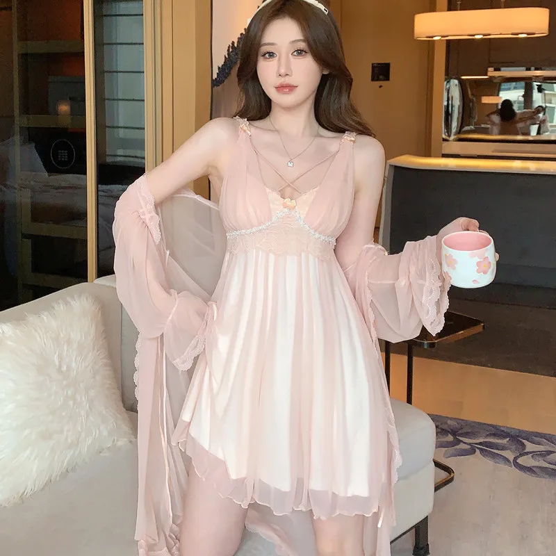 

2 шт., женский летний халат-кимоно