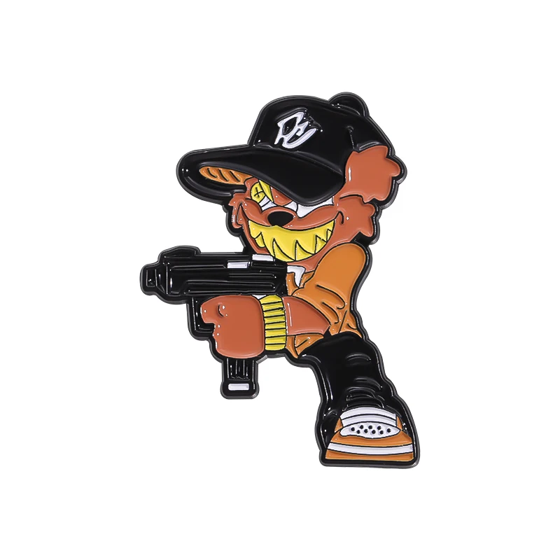 Mexican-Inspired Eagle Hat Clip Enamel Pin - Metal Accessory Badge Gift