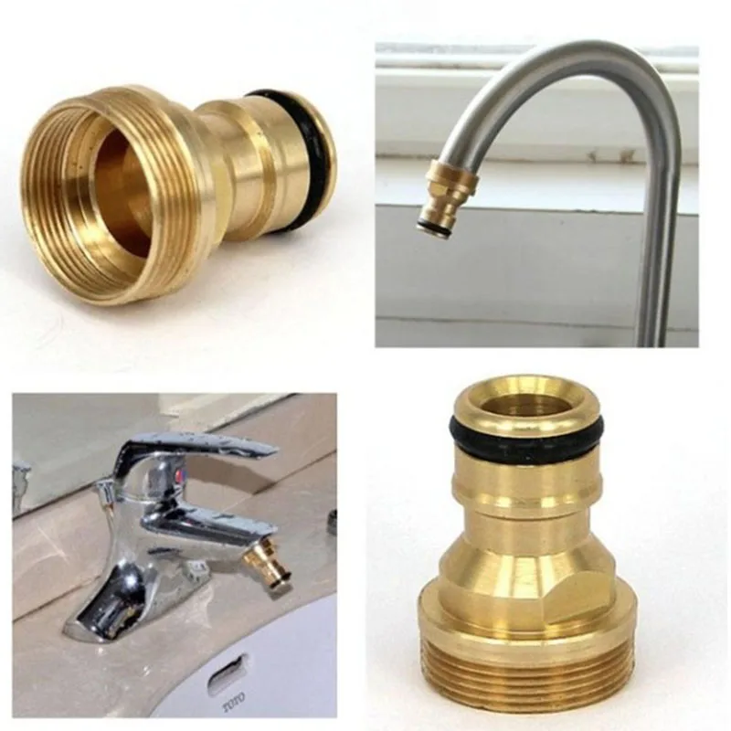 All-copper basin connection basin faucet connection car wash water pipe washing machine copper connection water conversion