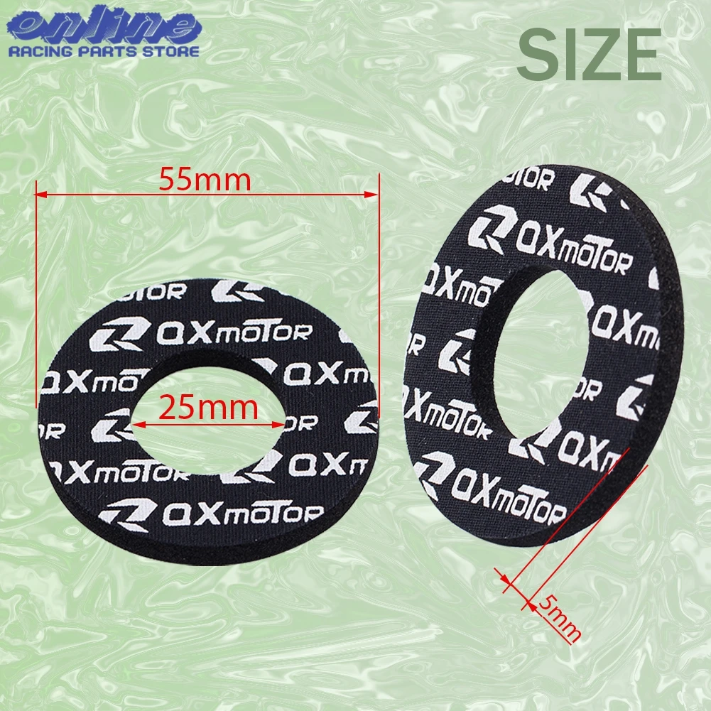 Premium Motorcycle Handle Grips with Donut Design
