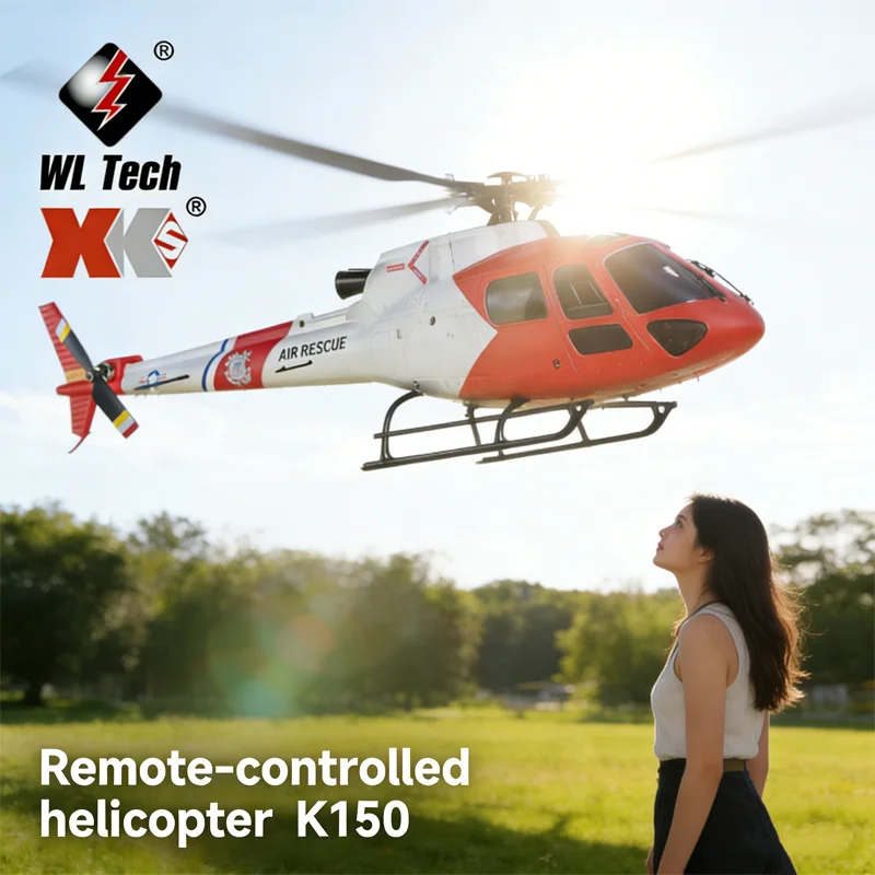 Hélicoptère RC WLToys K150 4CH Flybarless AS350 Maintien d'Altitude