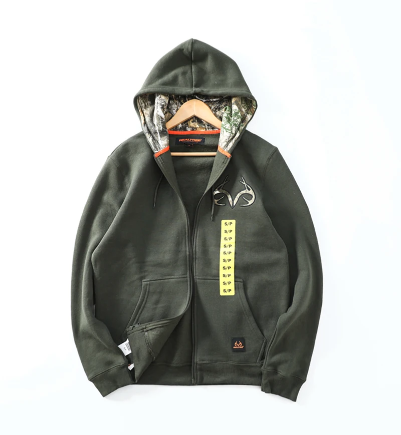 Fleece Hunting Sweatshirt Jackets Hunting Camouflage Sweatshirt Men