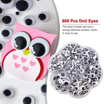 800pcs Wobbly Googly Eyes 2