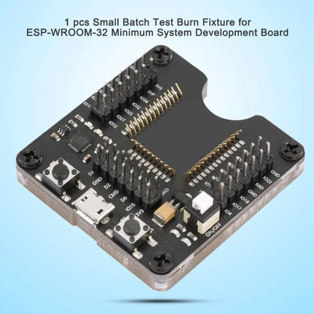 ESP8266 ESP-WROOM-32 ESP32-WROVER Development Board Test Burning Fixture Tool Downloader for ESP-12F - Image 5
