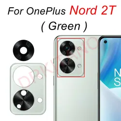 Rear Back Camera Glass Lens with Adhesive Sticker - Replacement for Main Camera Cover on OnePlus Nord 2T 5G (Green)