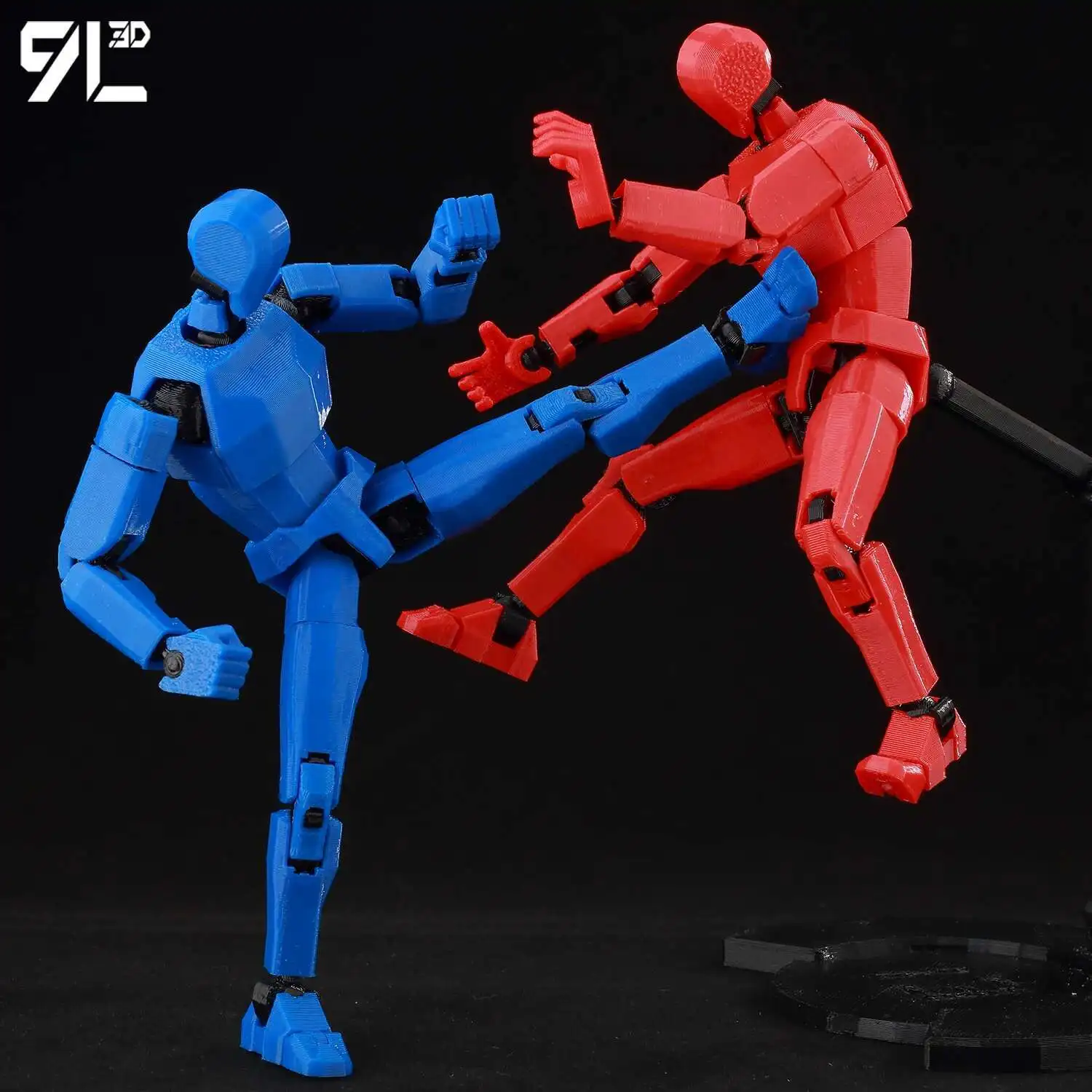 9L3D Lucky13 Spielzeug Figur Spielzeug Student Spiel Geburtstag Geschenke Ganzkörper Bewegliche Schreibtisch Dekoration Montage Spaß Roboter Puppe Titan13 Ct – Detail 6