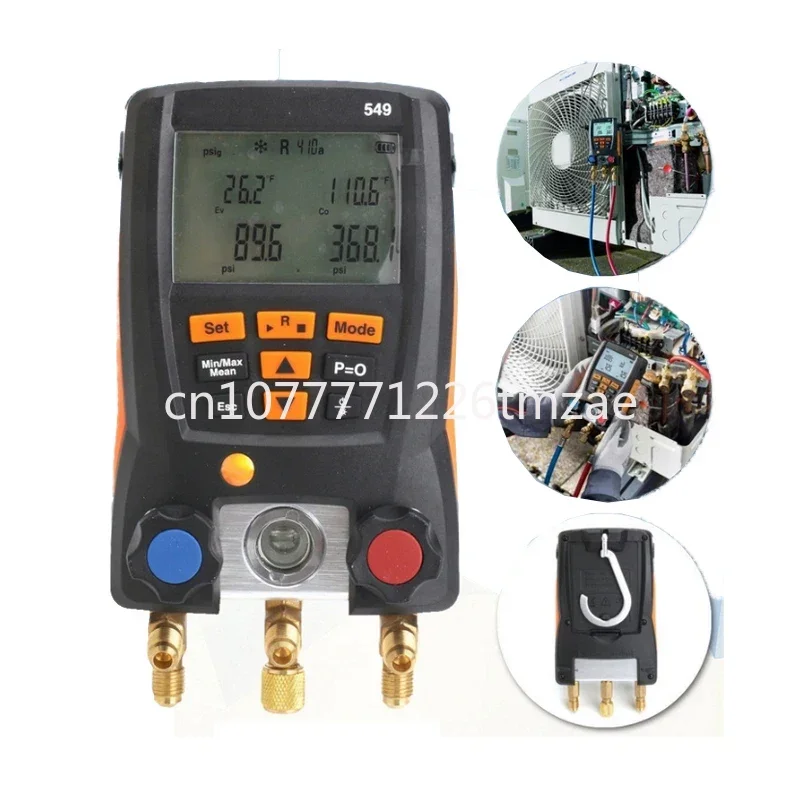0560 0550 Testo 549Hvac Digital Collettore Meter 2 Sistema Di Valvole