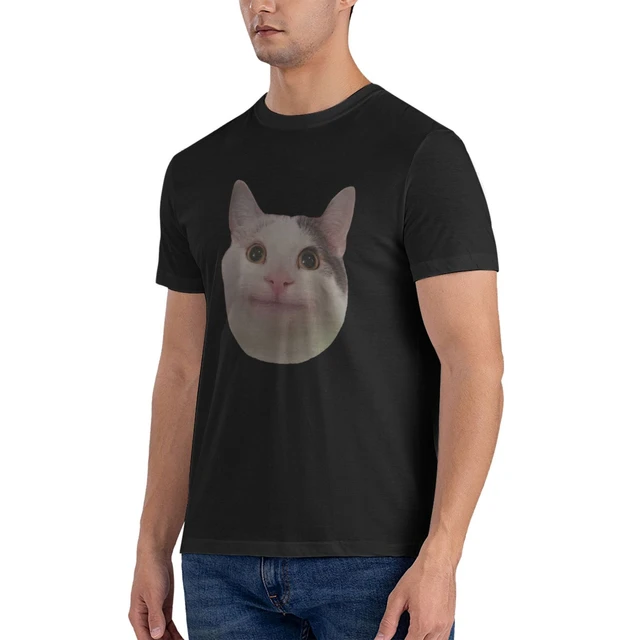 Beluga Cat Meme Face Smiling T-Shirt