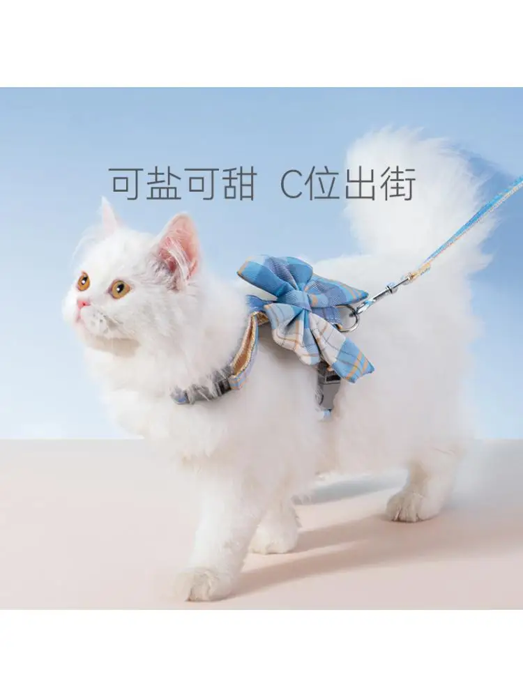 

Кошеобразный поводок котенок из жилета регулируемый поводок удобный и неограниченный