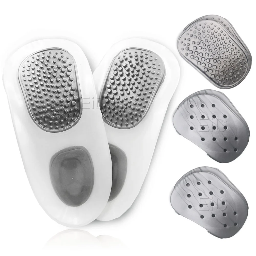 1Set Flatfoot Massage Orthesen einlegesohlen Cubitus Varus Orthopädische Füße Pflege Flatfoot Korrektur Arch Unterstützung Orthopädische Kissen – Detail 18