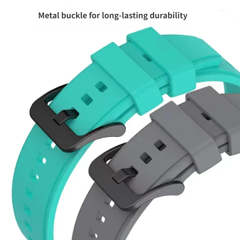 Silicone Sports Watch Replacement Band – 20mm & 22mm