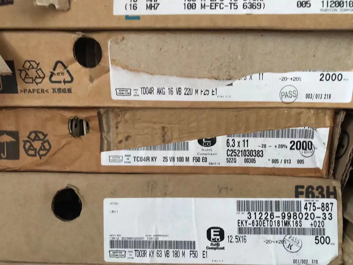 100uF 25V NCC Ky Series 6.3x11mm Motherboard Capacitor, Electrolytic Capacitor, Aluminum Capacitor, Aluminum Electrolytic Capacitor