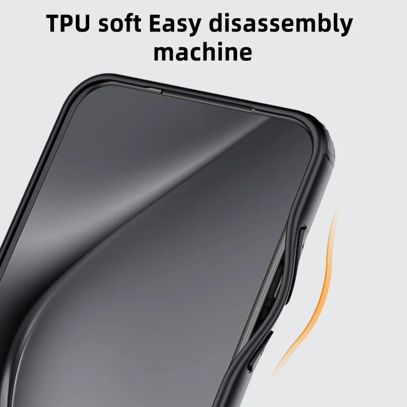 Crystal Clear Shockproof Hard PC Case with Camera Protection