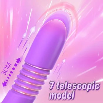 Remote Vibrator Telescopic Rotating Vagina G Spot Massager Clitoris Stimulator Female Masturbators Dildo For Women Sex Toys 3