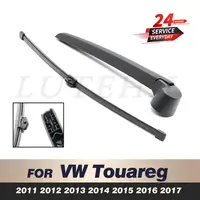 Wiper 14" Rear Wiper Blade & Arm Set Kit For VW Touareg 2011 2012 2013 2014 2015 2016 2017 Windshield Windscreen Rear Window 1