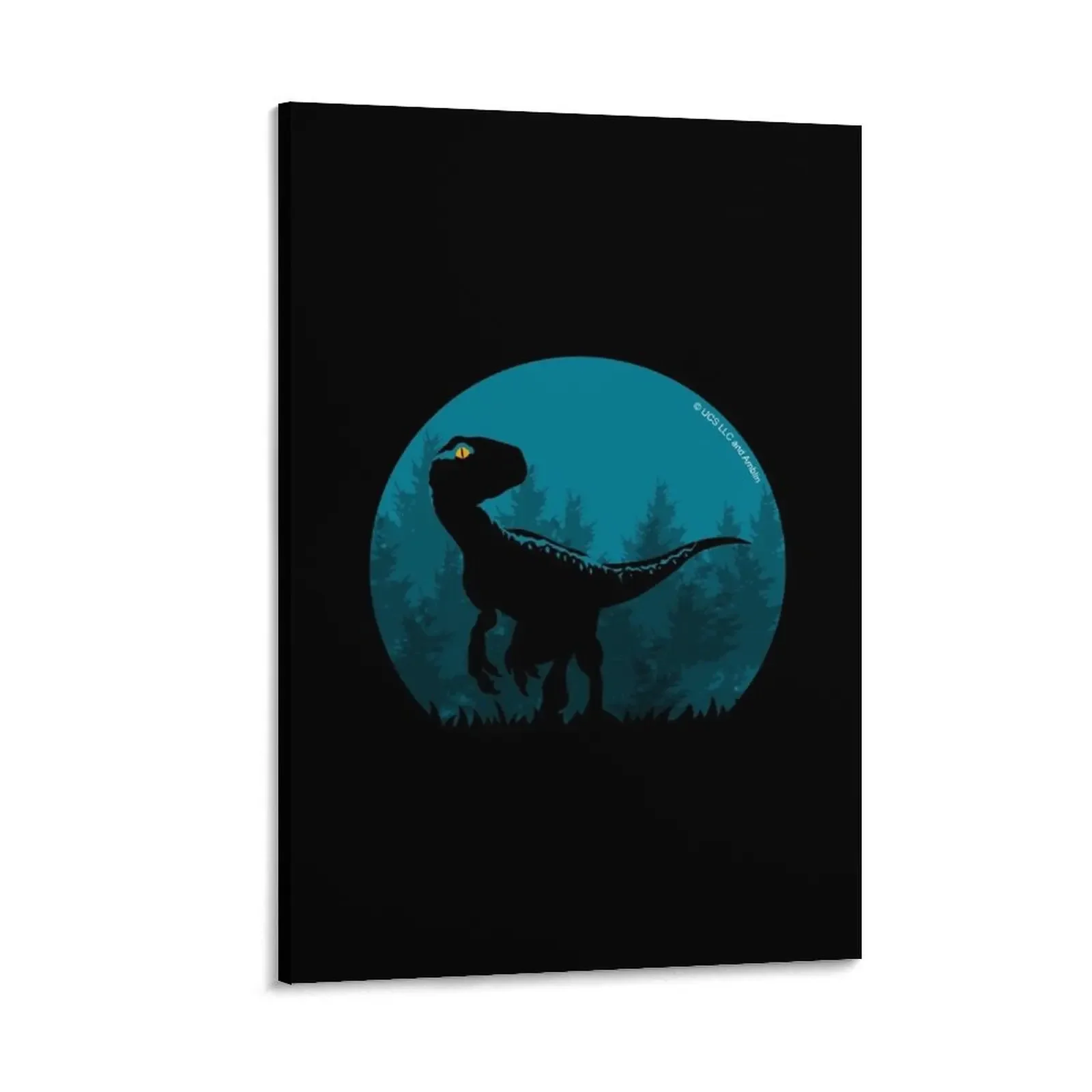 Blue Raptor Jurassic World Canvas Painting Home Decoration Poster Wall Decoration Paintings