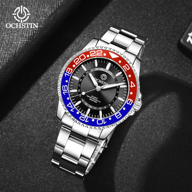 OCHSTIN New 2024 Original Series Sports Street Multi functional Automatic Quartz Movement Watch Men's Quartz Watch