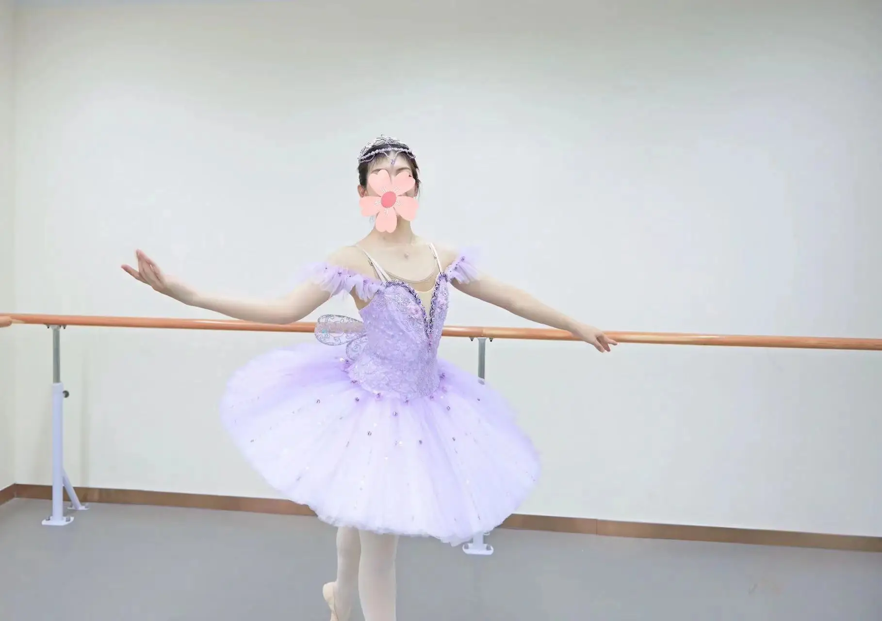 

Professional ballet costume purple sleeping beauty lilac perfume Ze fairy stage performance competition TUTU gauze dress light