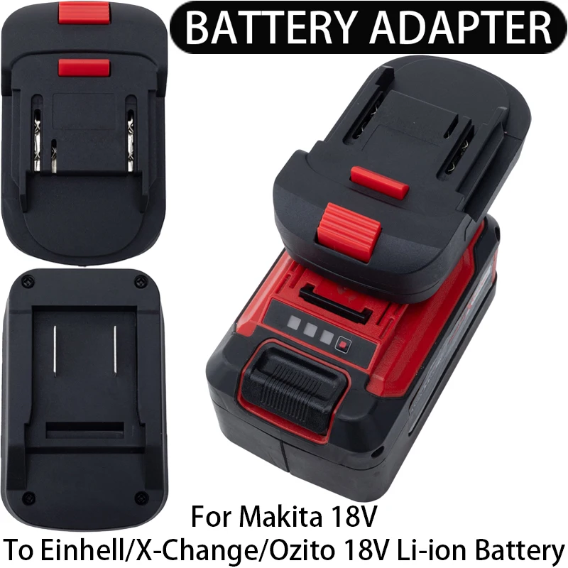 Battery Adapter/Converter for Makita 18V Li-ion tool to Einhell/X