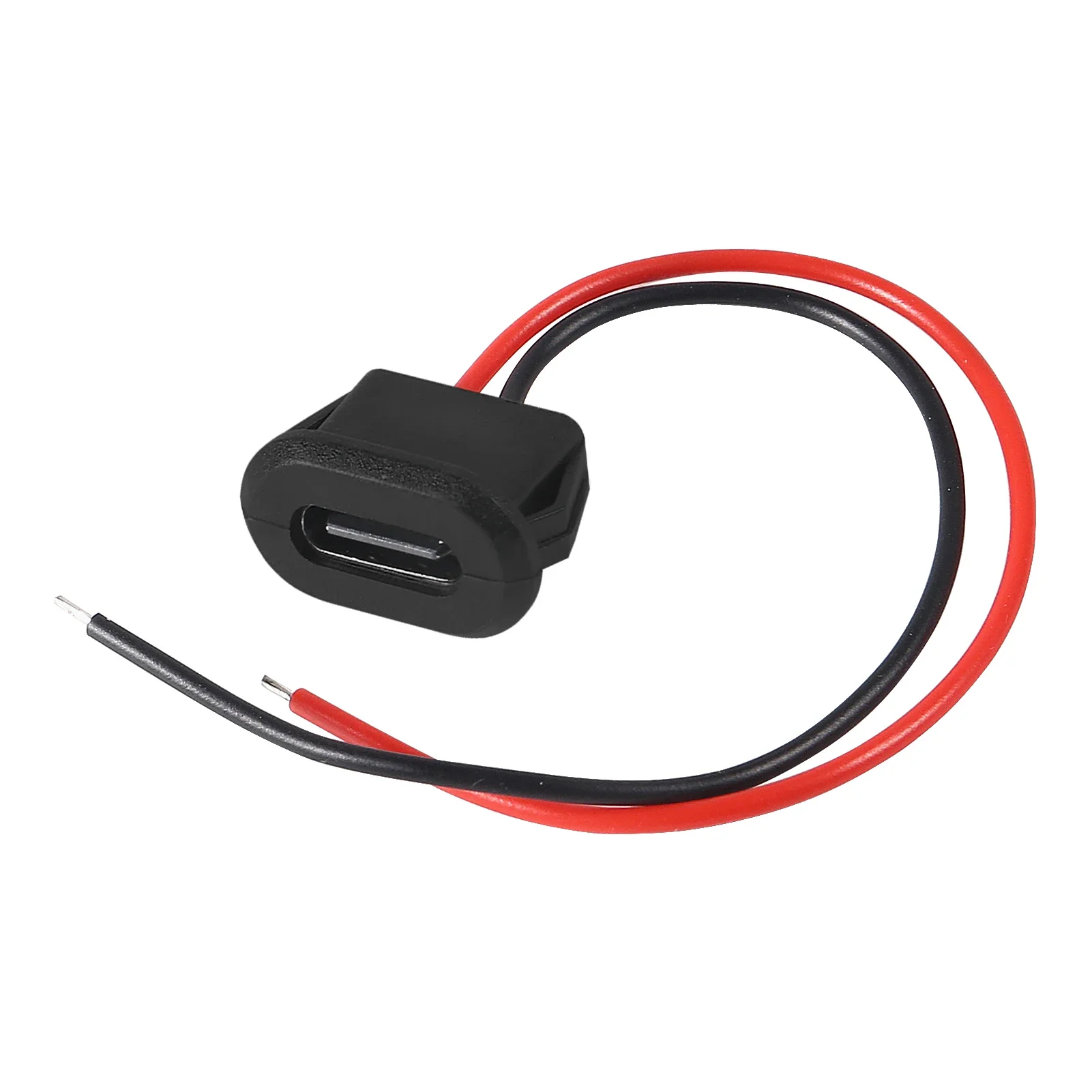USB Type-C Waterproof Female Socket Charging Interface With Welding Wire 10PCS usb connectors