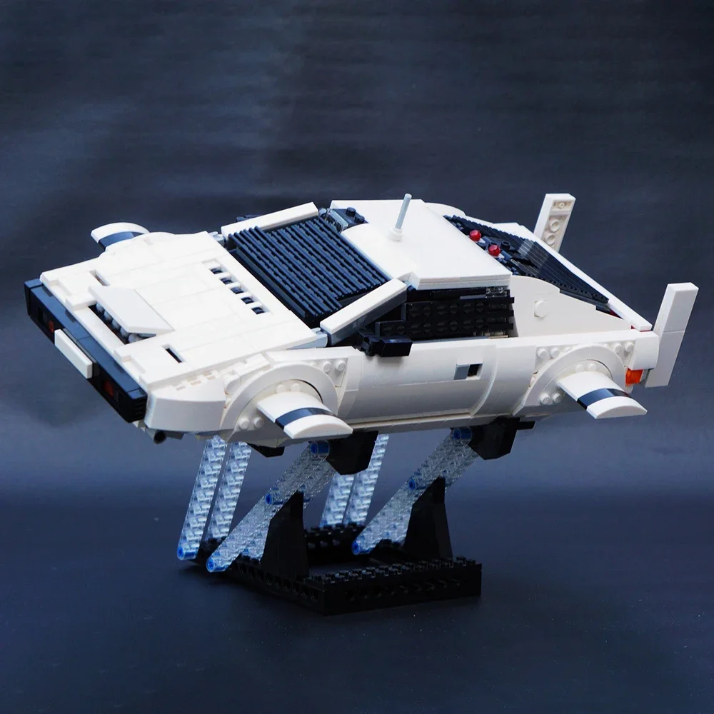 

Модель MOC The Spys Wet Nellie, строительные блоки, классические Подводные автомобили, боевой корабль, Bondeds 007, игрушки для детей, подарок на день рождения