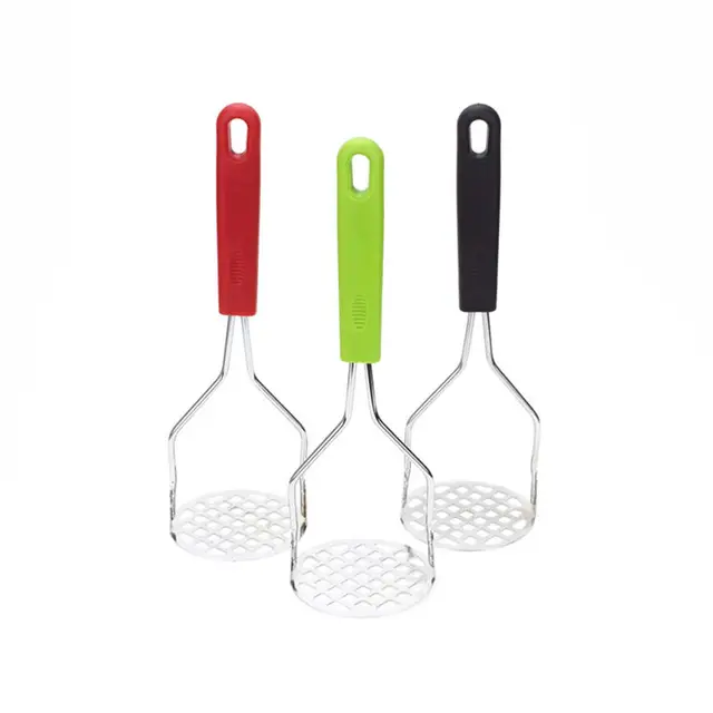 Stainless Steel Potato Masher Manual Potatoes Crusher Fruit Vegetable - Image 4