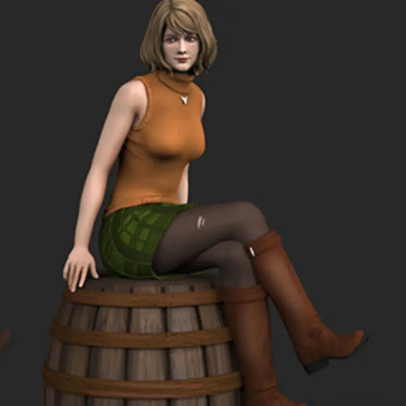 

Graceful Lady Resin Figure Full 1/24 Scale 75mm Model Kit Diy Miniatures GK Unassembled and Unpainted Diorama Toys