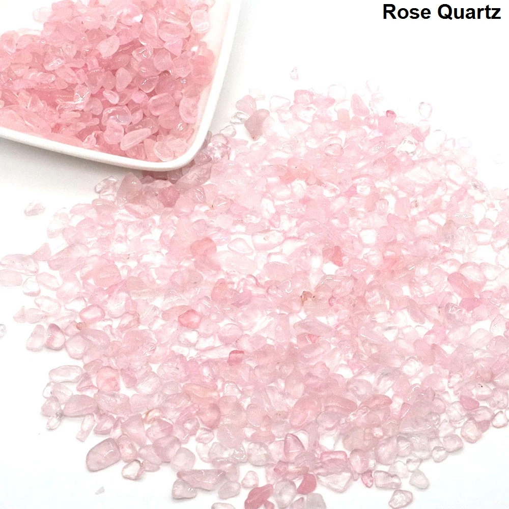 Blue Turquoise Quartz Healing Crystal Chips for Home Decor and DIY Crafts