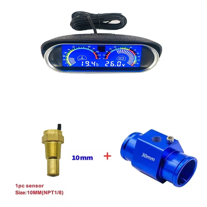 ตัวเลือกสินค้า เครื่องวัดอุณหภูมิน้ำดิจิตอล 24V พร้อมเซ็นเซอร์ 1/8NPT