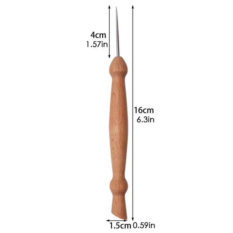 Metal Stiletto Sewing Tool Scratch Awl Tool Portable Stitching Repair Tailor Convenient Precision Placement