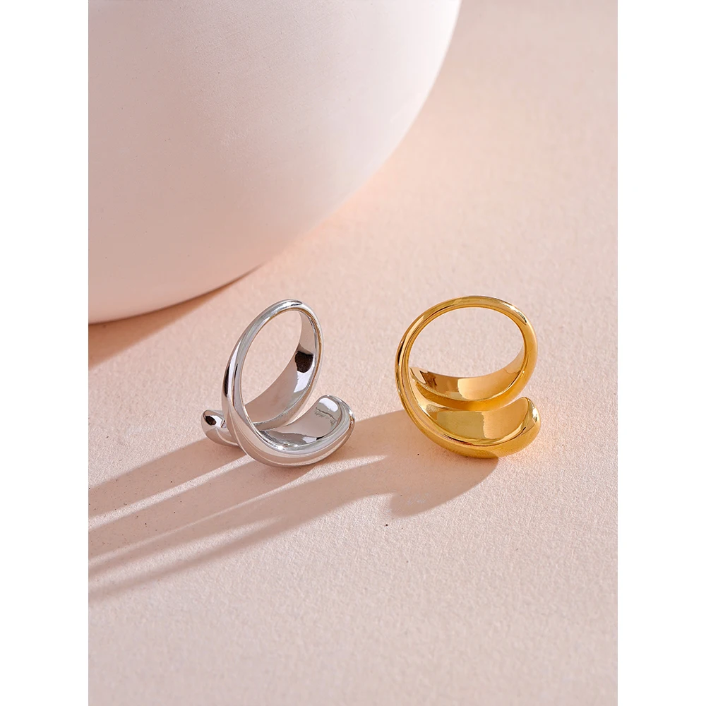 Yhpup Ring Stainless Steel Water Resistant