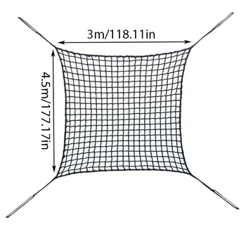1pc 3m*4.5m/3m*6m coarser golf practice net high impact net sports training ground golf hitting net 3